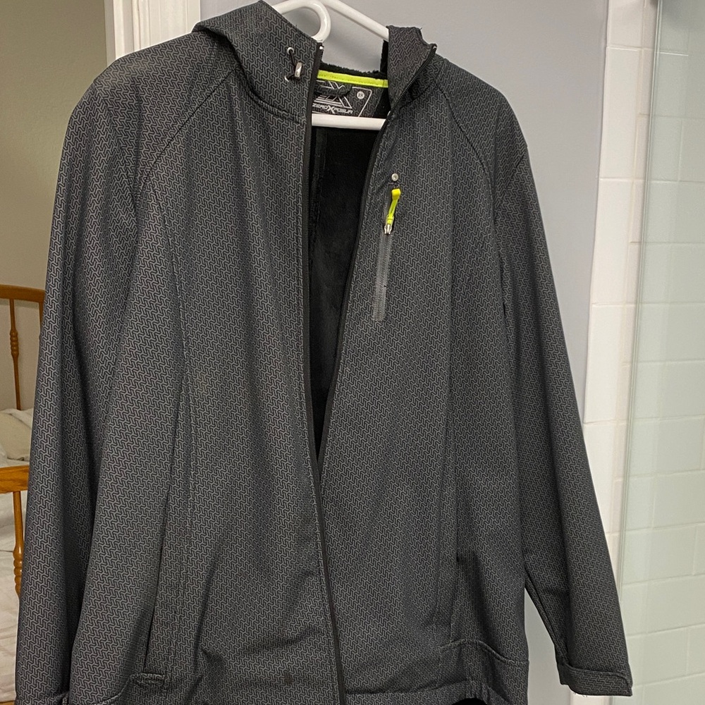 ZeroXposur women's Gray Hooded Raincoat